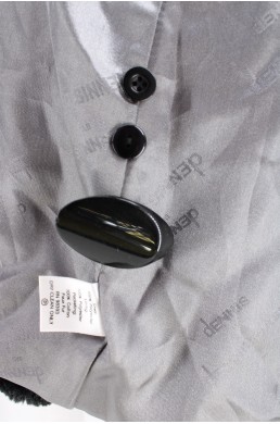 Manteau en fourrure Dennis by Dennis Basso noir étiquette