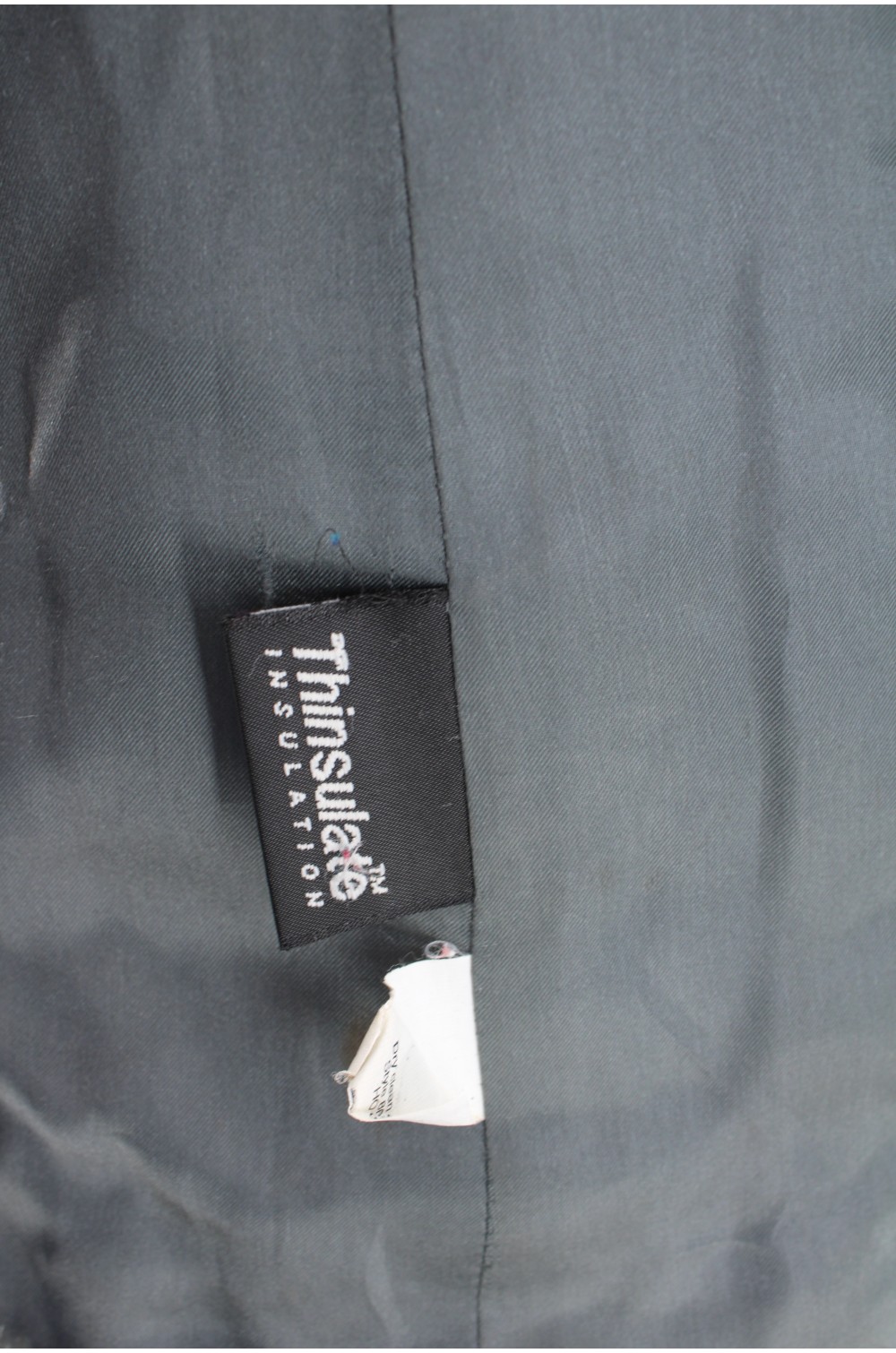 Manteau J Crew Laine Mélangée Femme Taille S - Noir, Doublure Thinsulate, Occasion TB