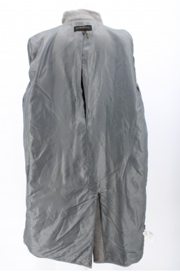 Manteau Donna Karan New York gris doublure