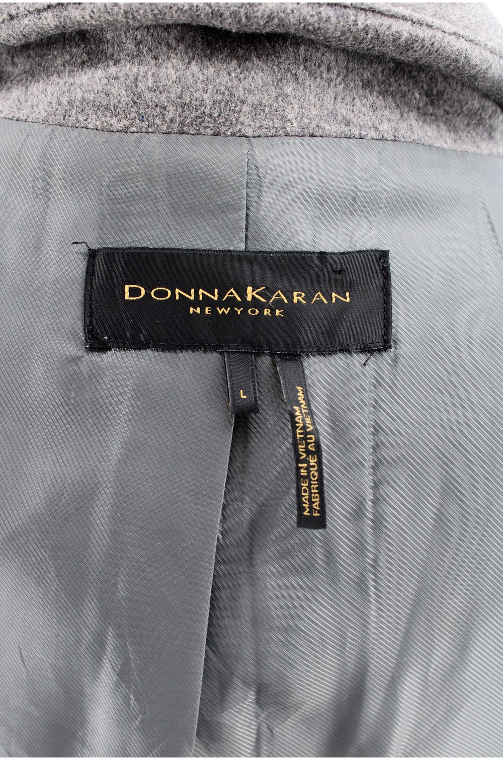 Veste Homme DKNY Donna Karan New York Taille 40 - Gris, Laine, Neuve Sans étiquettes