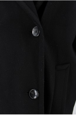 Manteau long Donnybrook noir vintage