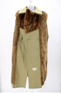 Manteau trench London Fog kaki vintage doublure