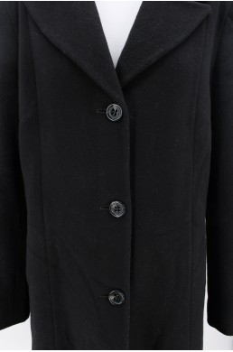 Manteau long Company by Ellen Tracy noir bouton