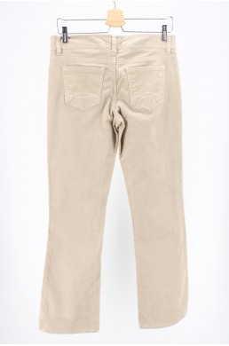 Pantalon en velours côtelé Corduroy Tommy Hilfiger beige