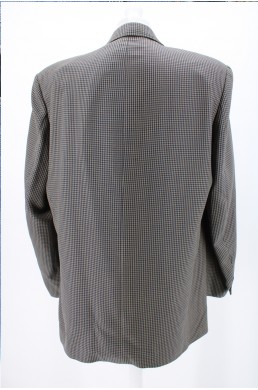 Veste Burton gris et bleu marine motif pied-de-poule