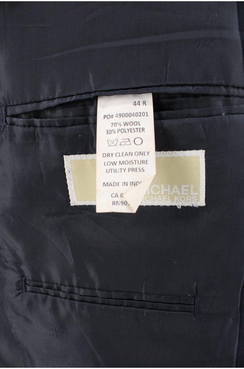 Veste Michael Kors bleu marine / V??tement d'occasion vintage friperie