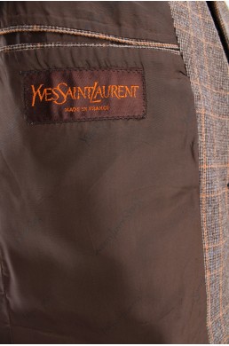 Veste en tweed Yves Saint-Laurent label