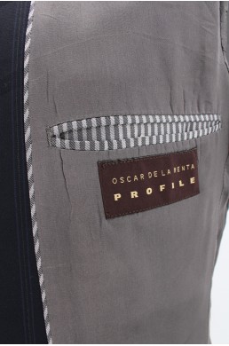 Veste Oscar de la Renta Profile bleu label