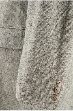 Veste Bert Pulitzer beige en soie vintage