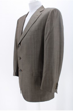 Veste Ermenegildo Zegna marron en laine