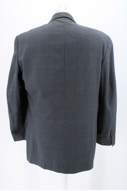 Veste Oscar de la Renta gris bleu