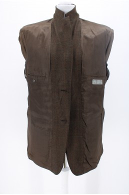 Veste Oscar de la Renta marron Made in South Africa cachemire vintage