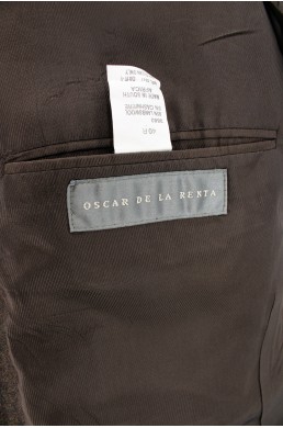 Veste Oscar de la Renta marron label