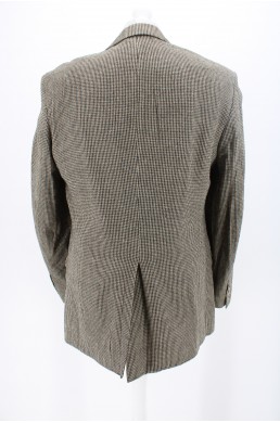 Veste Bert Pulitzer motif pied-de-poule beige et noir