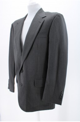 Veste Oscar de la Renta gris en laine