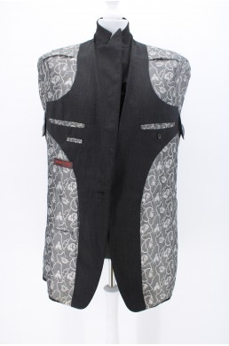 Veste Christian Audigier noire V tement d occasion vintage friperie